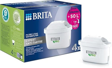 BRITA Maxtra Pro Expert Wasserfilter-Kartusche, 6 Stück – Originalnachfüllung für BRITA Filterkaraffen für Heißgetränke (Schutz vor Kalk & verstärkter Haushaltsgerät) im Sale